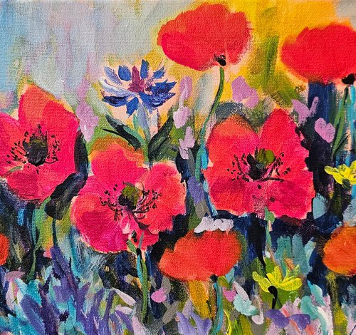 My dream poppies by Silvia Flores Vitiello