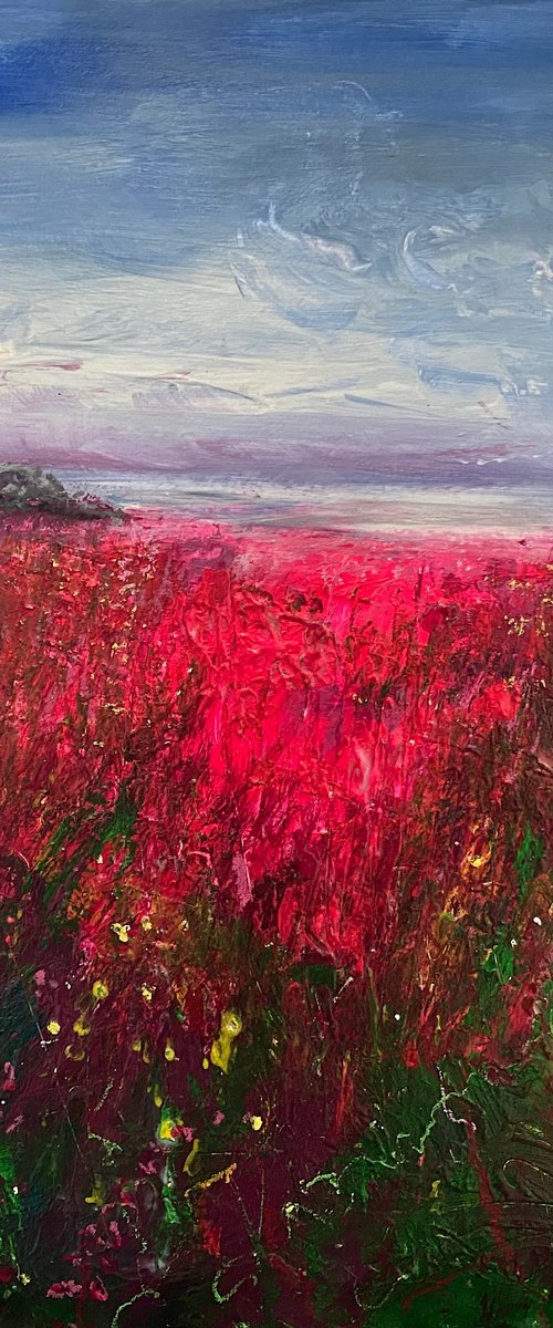 Rosebay Willowherb Field by Teresa Tanner