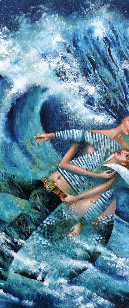 Ninth wave of love by Andrey Boris