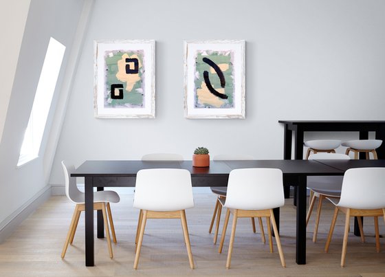 Parallel Presence.Diptych.