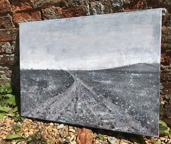 Winter Fields and Sky - Traditional English Landscape - Norfolk