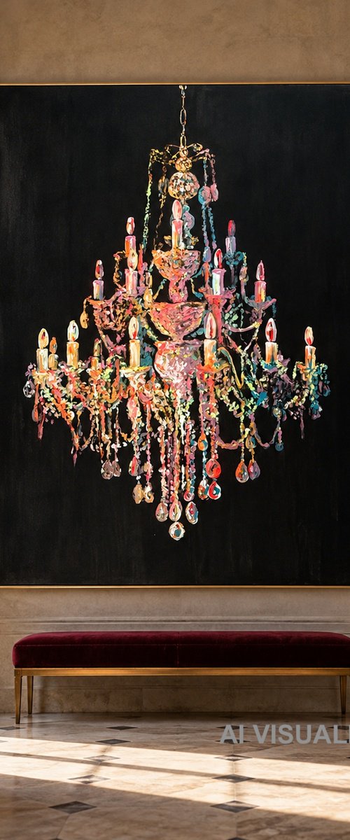 Happy Chandelier No.6 - XXL by Lina Verano
