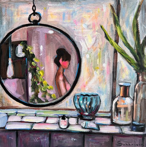 In the Bathroom by Victoria Sukhasyan