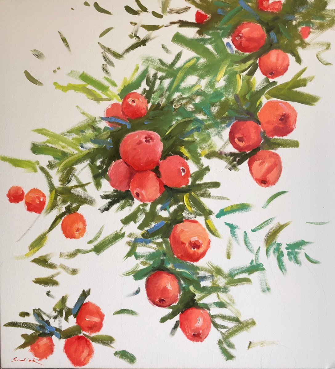 Red apples by Volodymyr Smoliak