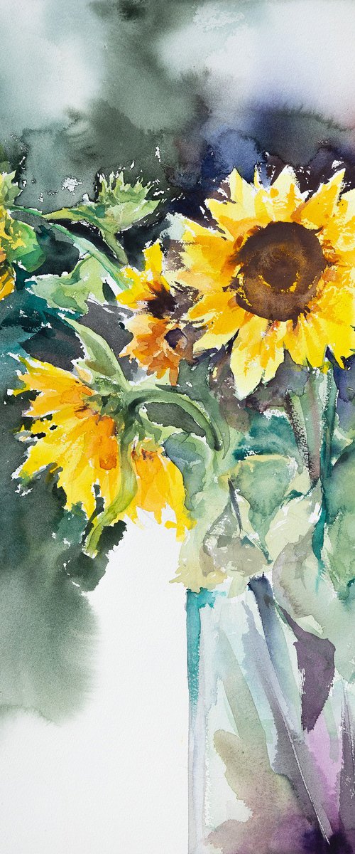 Sunflowers by Andrzej Rabiega