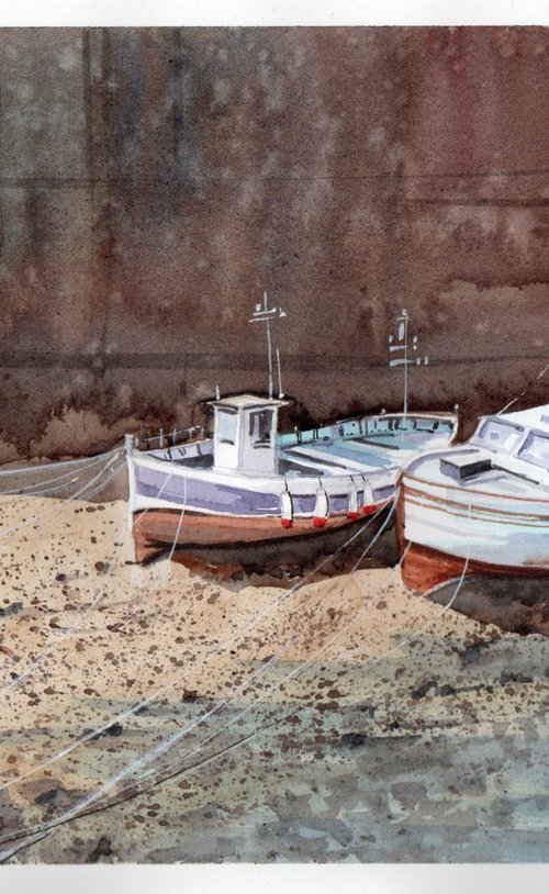 Boats at Staithes Beck_01 by Rajan Dey