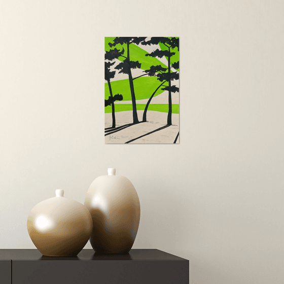 Green sun at Cap Coz