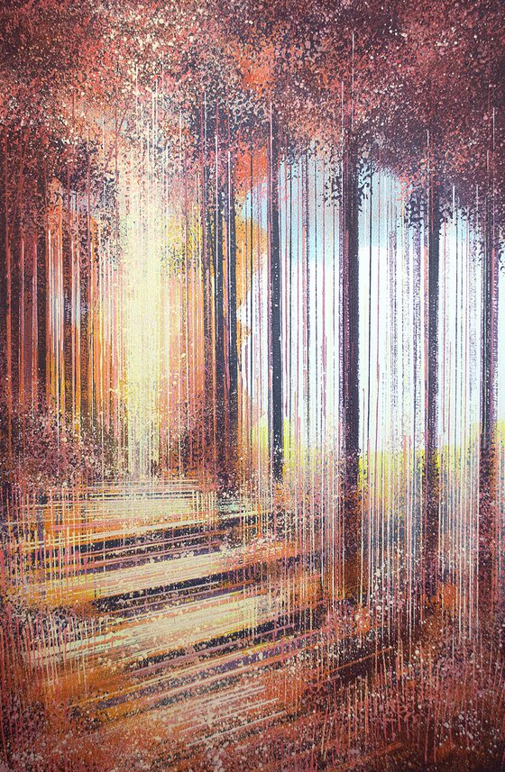 Forest At Sunset