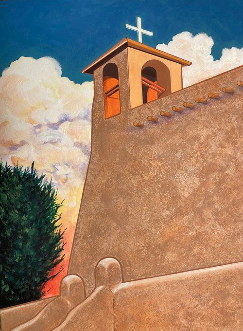 The Church at Rancho de Taos - New Mexico by Ben De Soto