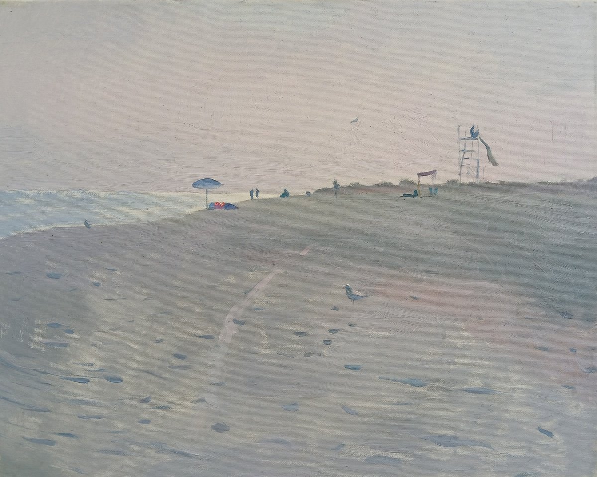 Impressionistic Landscape Oil Painting By Vasyl Koval, 20 X 16", Velvet Season, Original Artwork