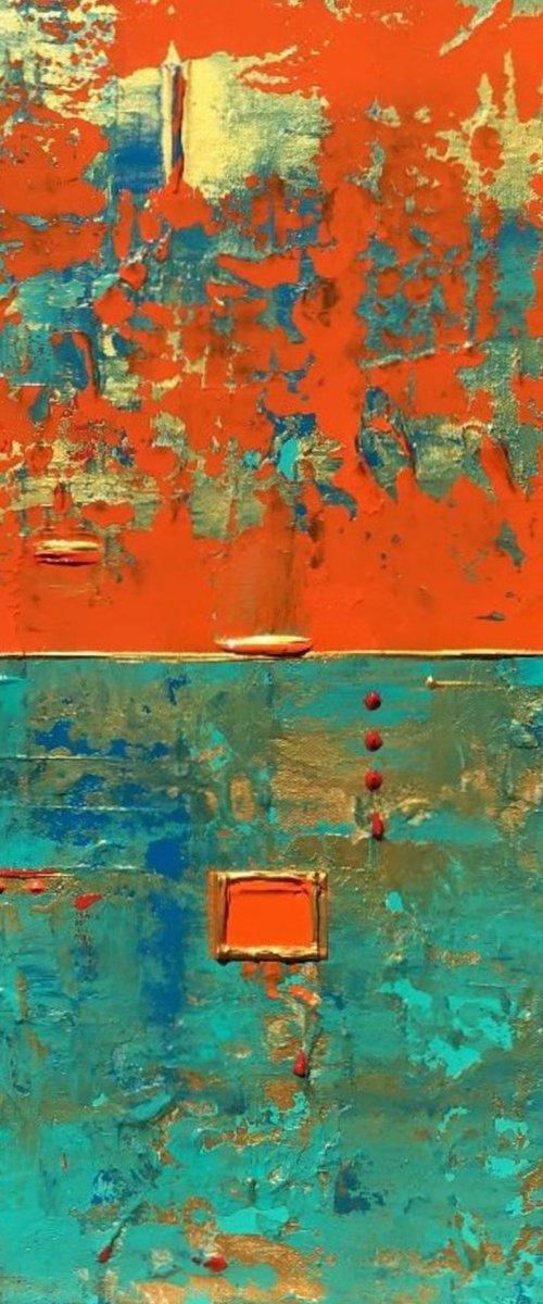 The Orange Gold Box ll by Robert Lynn
