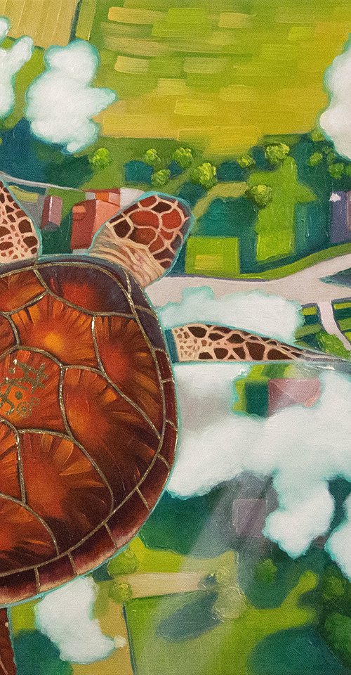 Flying turtle by Yue Zeng