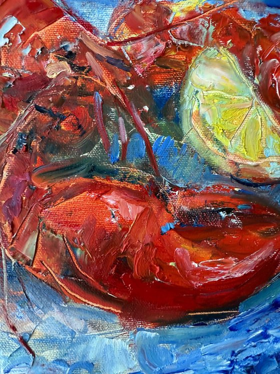 Still life with lobster