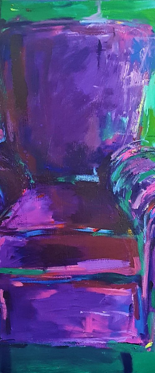 Purple Armchair by Dawn Underwood