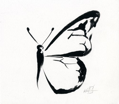 Brushstroke Butterfly 2019-6 by Kathy Morton Stanion