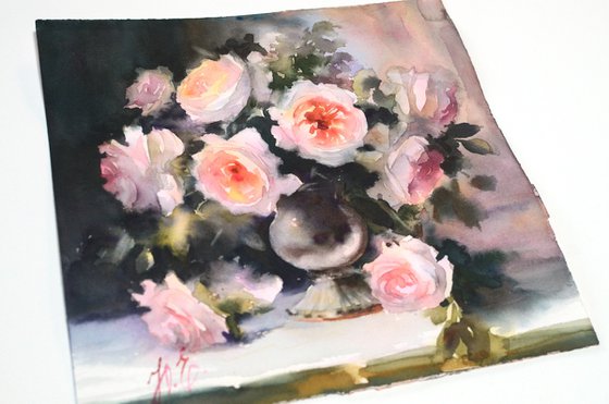 Bouquet of David Austin roses