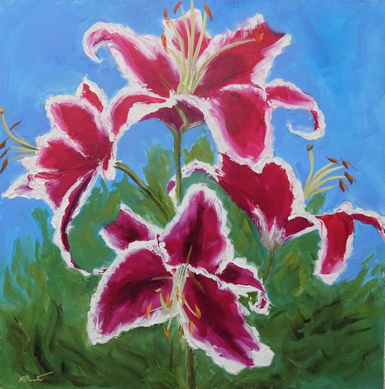 Four Lilies 2