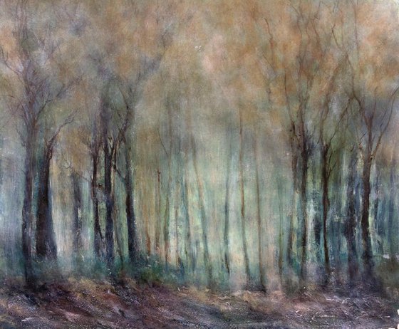 Woodland Large Landscape on Card