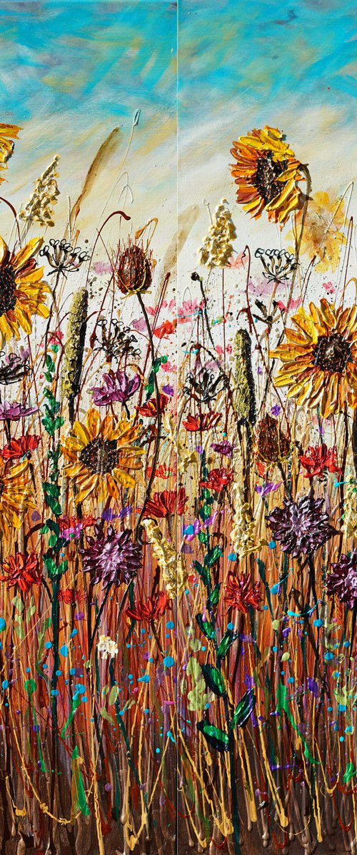Autumn Wildflower Delight by Amanda Dagg