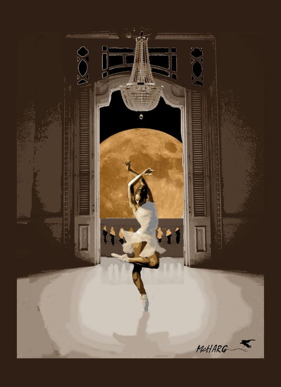 MOONLIGHT BALLET  22"x30"