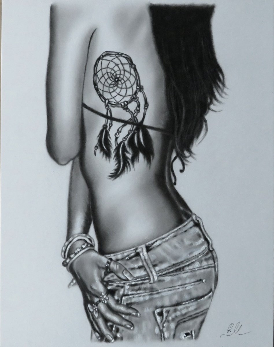 Tattooed girl by Monika Rembowska