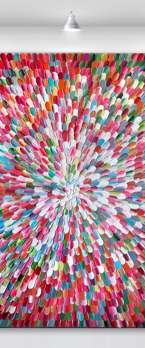 ‘Agathe IV' - 40x40" by Tatiana Georgieva