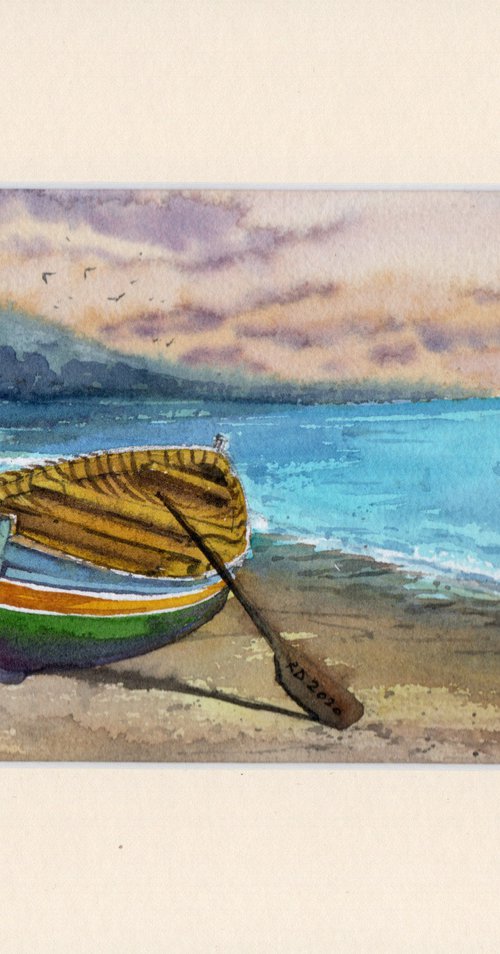 Just a boat by Rajan Dey