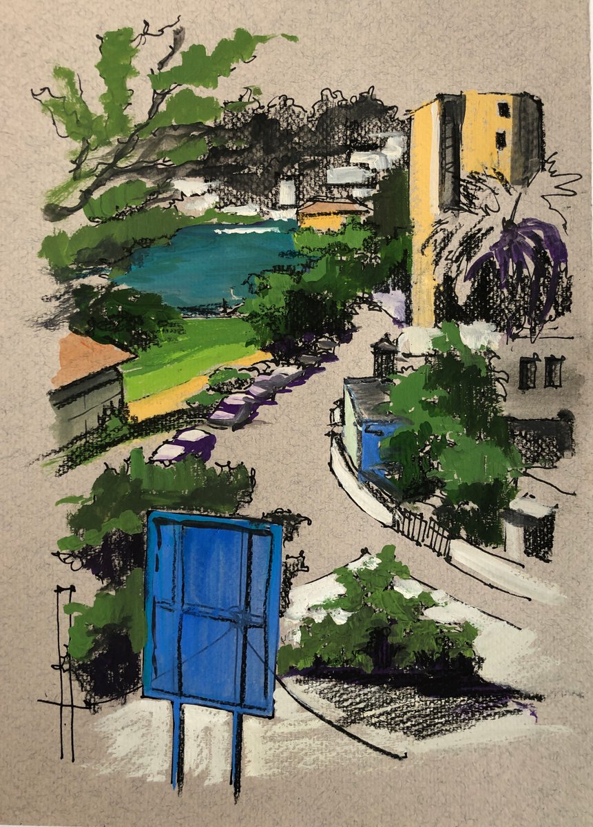 Cityscape #1 by OLGA BELOBORODOVA