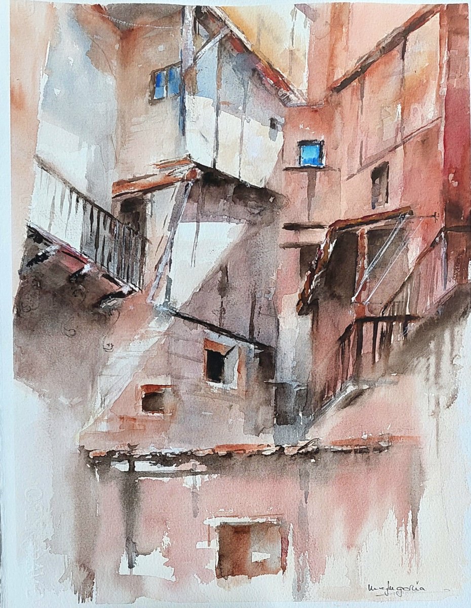 CORNER OF ALBARRACIN, SPAIN by Maylu Garci?a