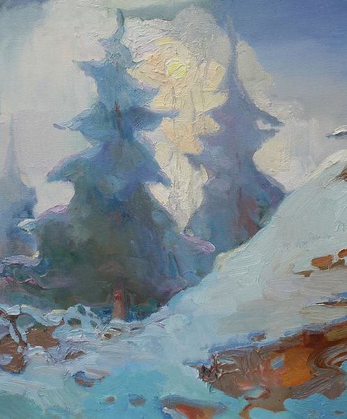 Foggy pinnacle by Anastasiia Grygorieva