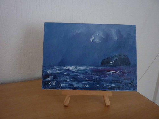 Bass Rock In A Storm