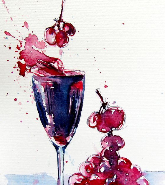 Wine and grapes