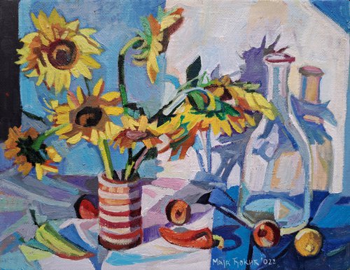 Still life with sunflowers 🌻 by Maja Đokić Mihajlović