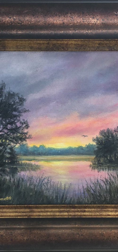 MARSH SKY SHOW by K. McDermott by Kathleen McDermott