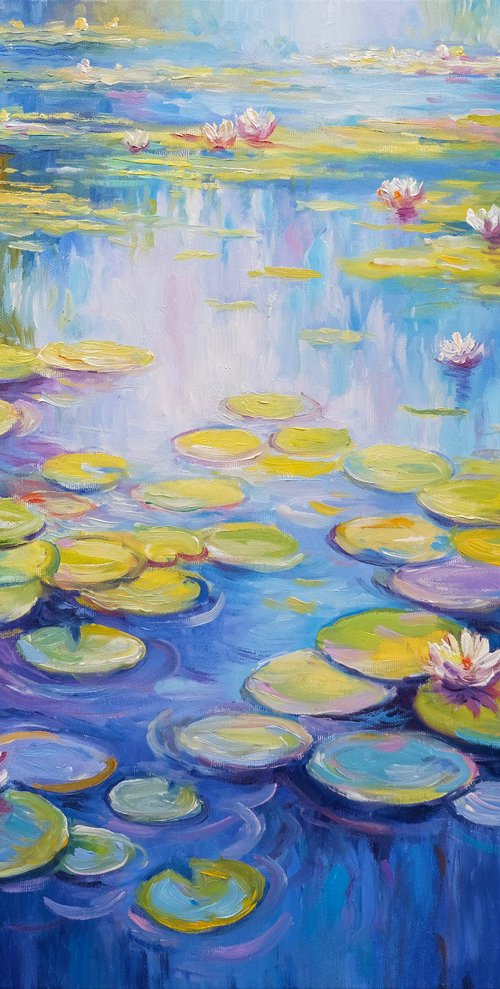Dancing Water Lilies by Behshad Arjomandi