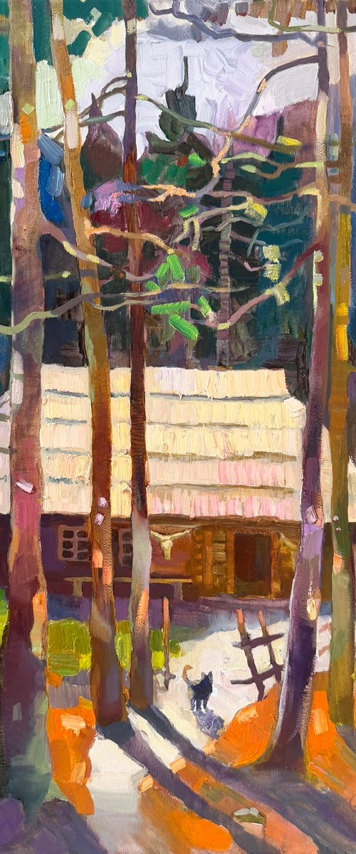 The Hunter's Cabin by Anastasiia Grygorieva