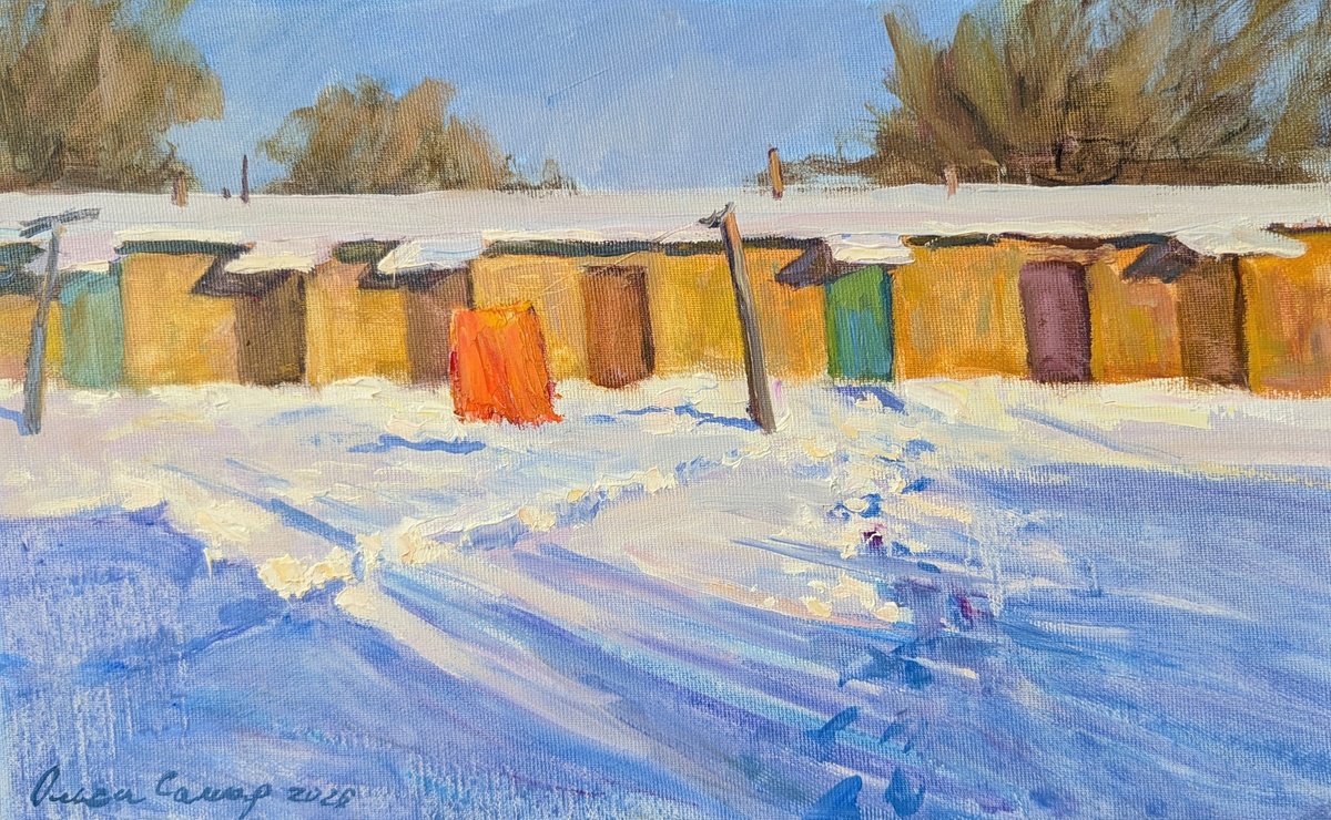 Rhythms Of January By Olga Samar, 16 X 10, Artwork For Sale On Artfinder