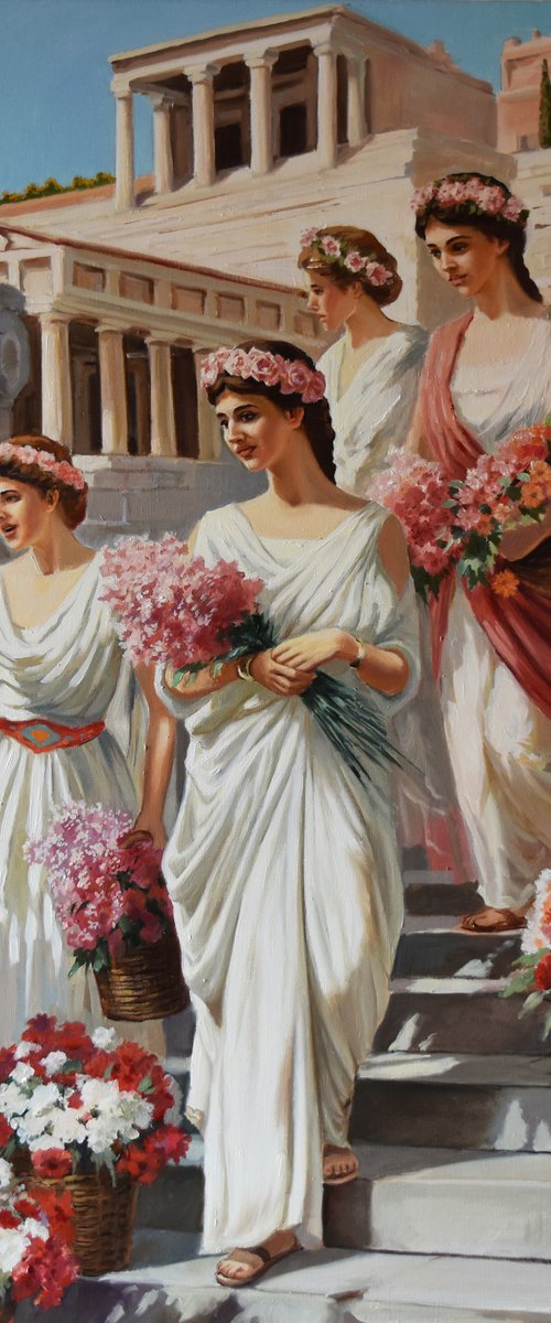 The flower sellers by Serghei Ghetiu