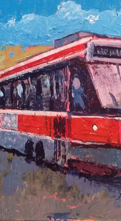 Toronto Street Car by Edward  Abela