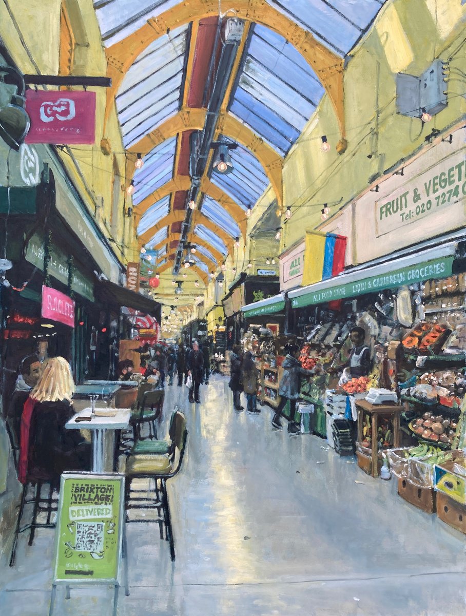 Brixton Village By Ben Hughes, 18 X 24, Artwork For Sale On Artfinder
