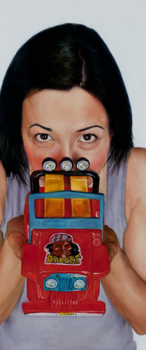 Ilaria - The toy car by Paolo Borile