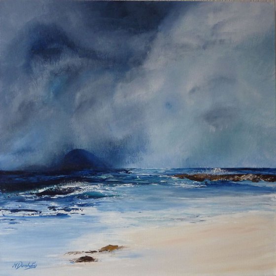 Storm Over Ailsa Craig - A Scottish Seascape