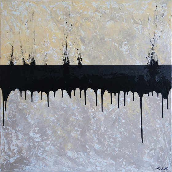 Oil Field (80 x 80 cm) XL (32 x 32 inches)