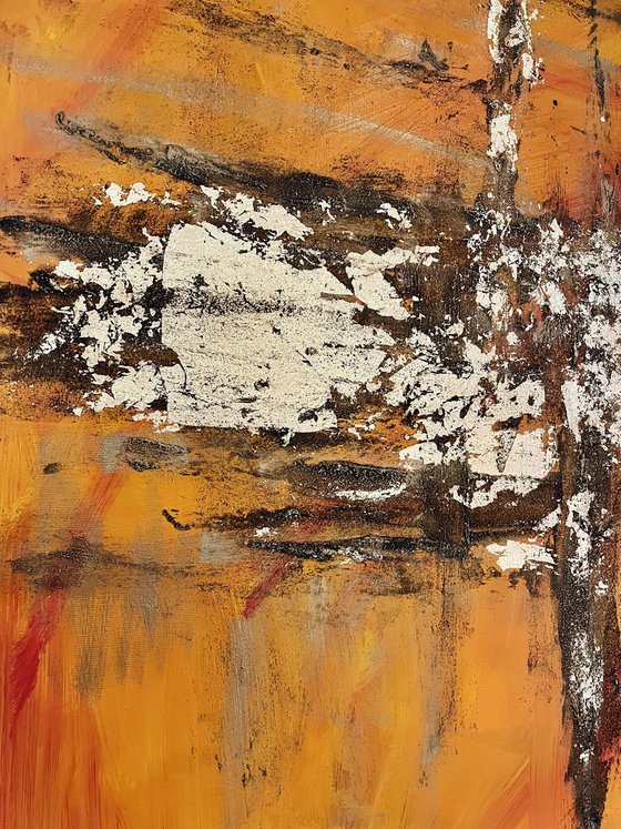 Golden Streets Acryl Blattgold