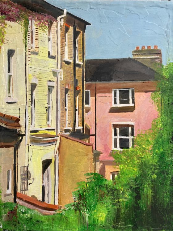 London Houses In Summer