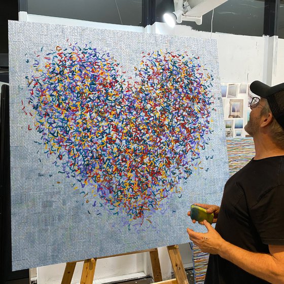 The Bright Optimist Two 127 x 127cm