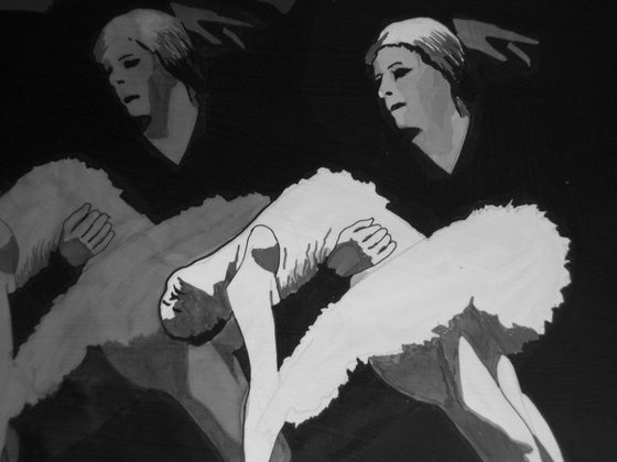 Dying Swan   34" x 18"