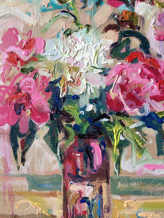 Peonies in a Vase