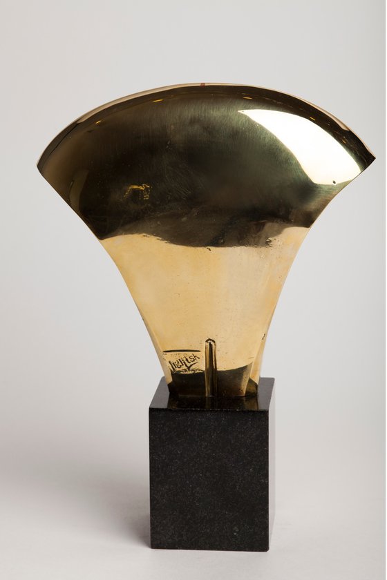 "Infinity" abstract bronze sculpture