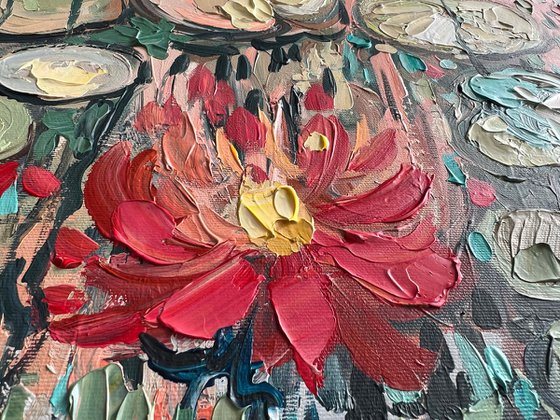 Sun Kissed Lotus Pond